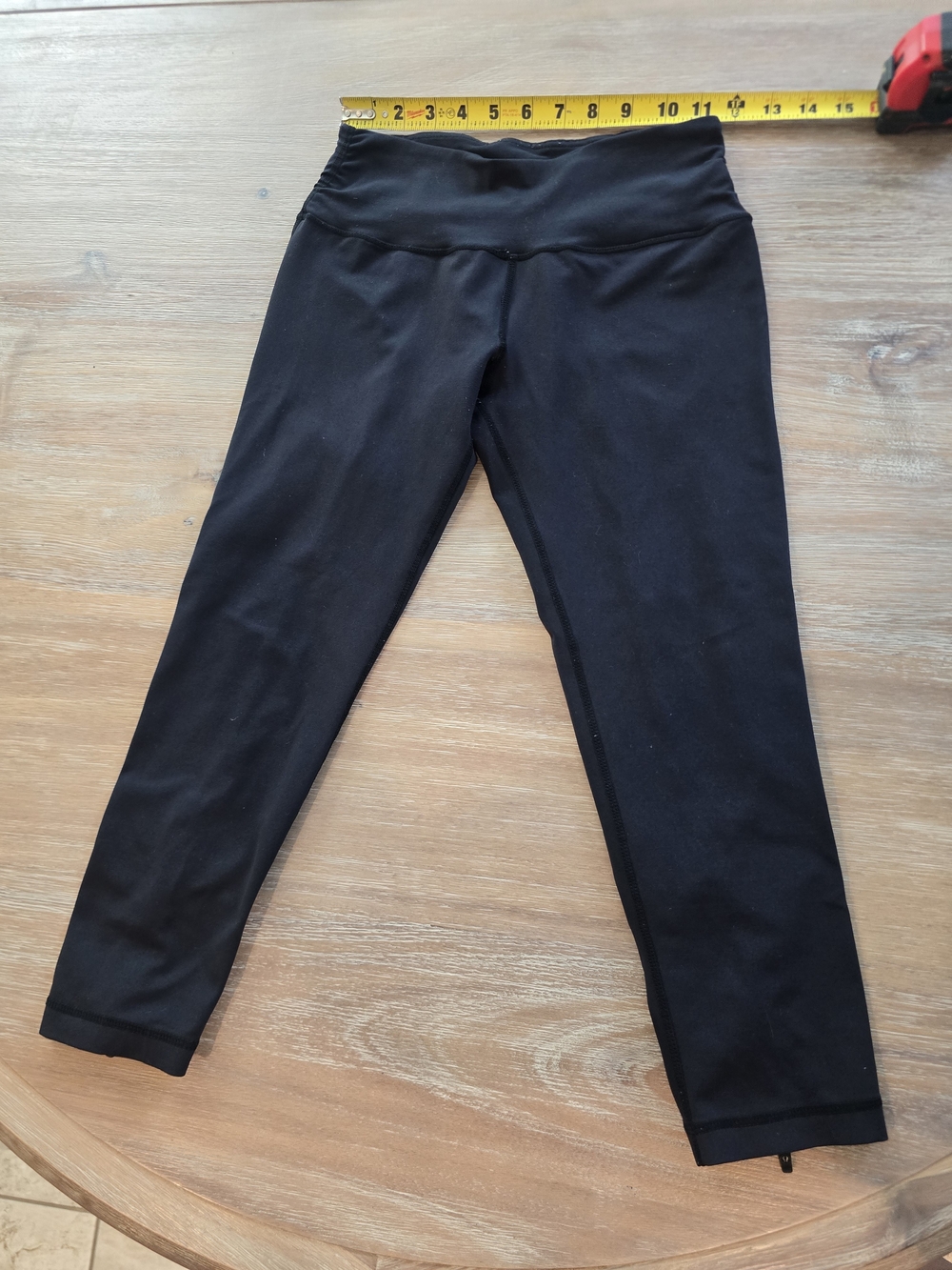 lululemon athletica Black Youth Foldover Waist Leggings